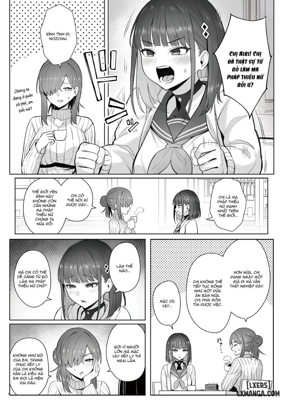 Moto Mahou Shoujo no Shigoto Hanashi Ao Zenjitsutan 