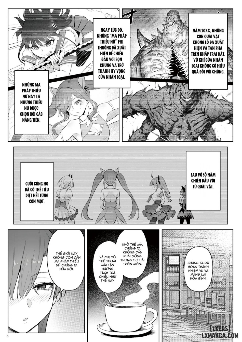 Moto Mahou Shoujo no Shigoto Hanashi Ao Zenjitsutan 