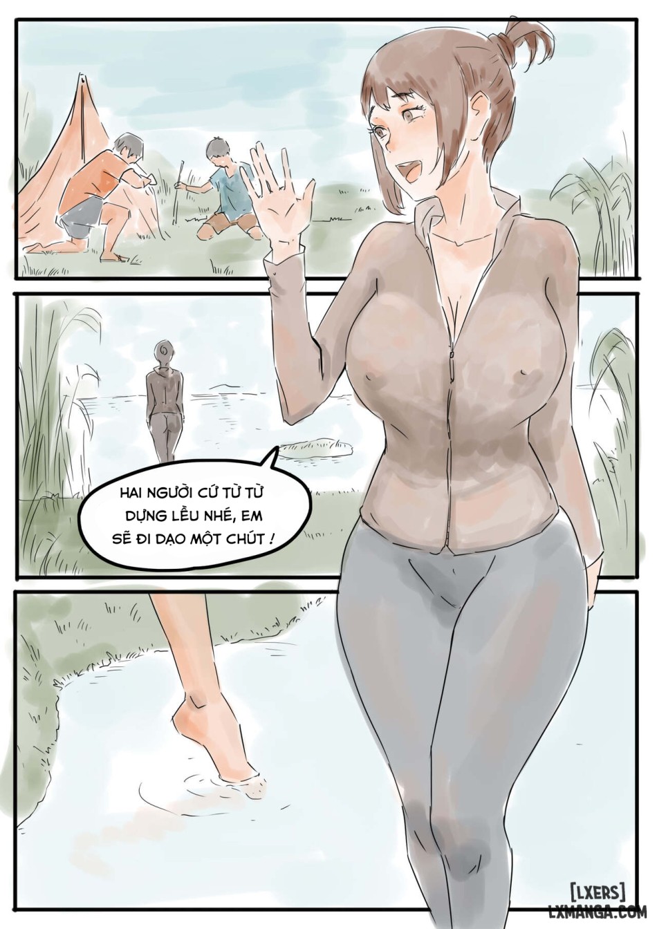Kinki - Camping Romance- truyện màu 