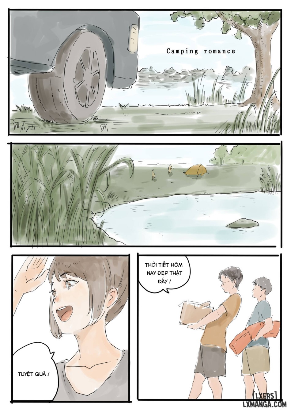 Kinki - Camping Romance- truyện màu 