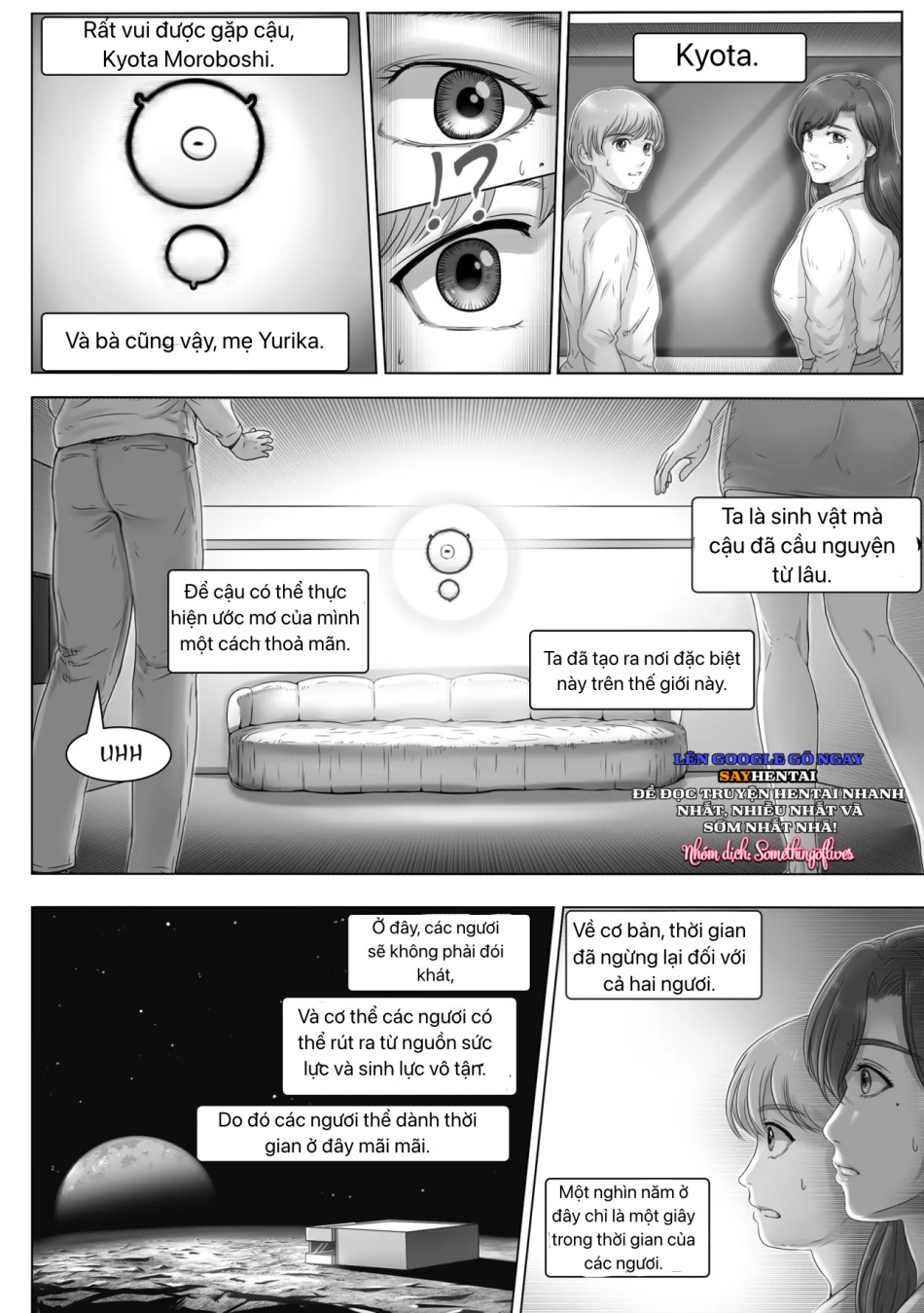 Một thế giới chỉ dành cho hai chúng ta. 