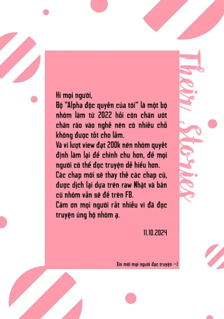 Alpha độc quyền của tôi 
