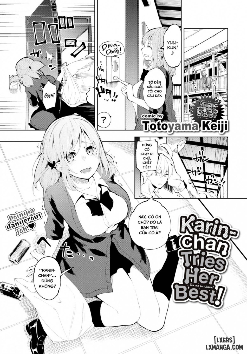 Karin-chan Tries Her Best 