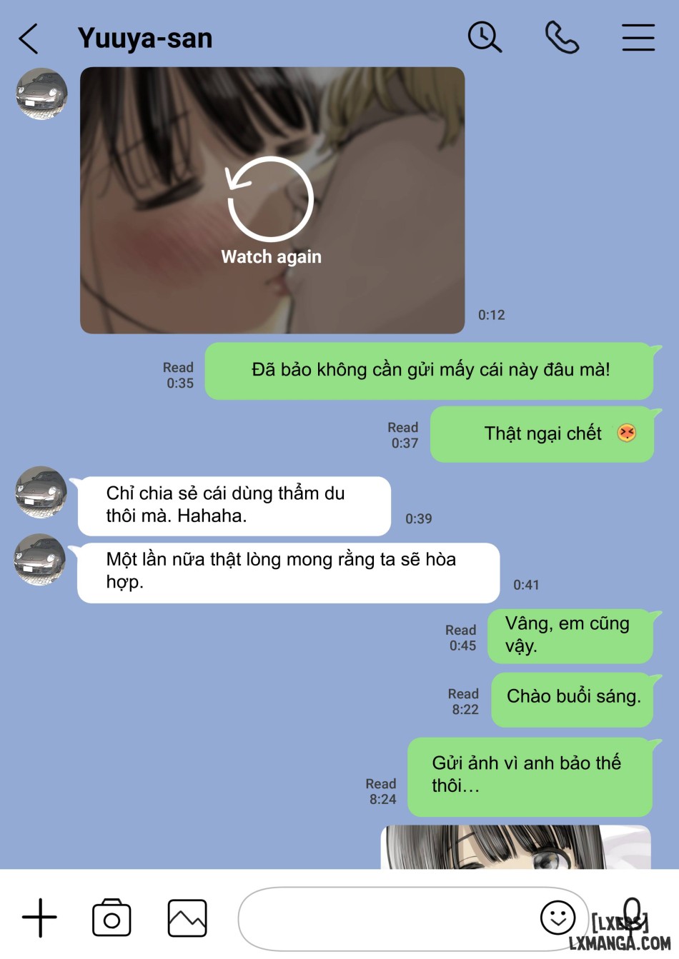 Tôi chỉ định nhìn trộm điện thoại của bạn gái tôi 