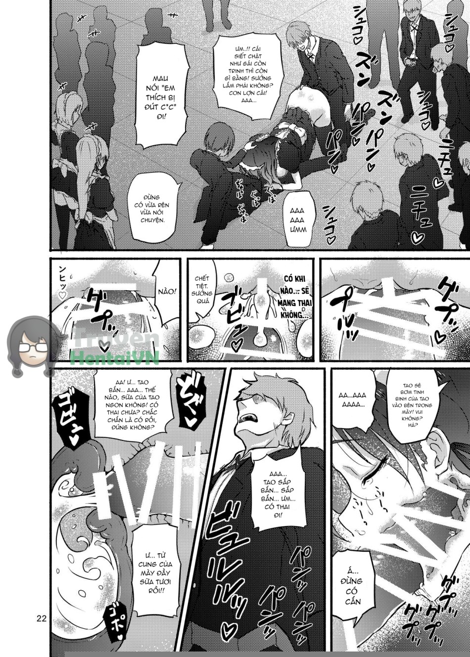 Futsuu no Inkya no JK Datta kedo, Maid ni Sarete, Makasare Haramasare Shussan Saserarete Bitch ni Naremashita! 