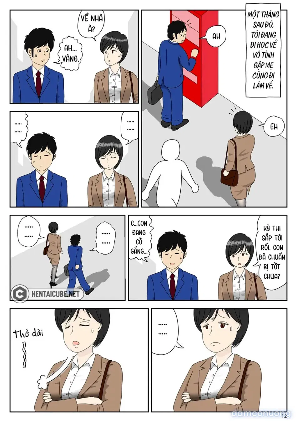 Bị mẹ phát hiện đang rình trộm thủ dâm [Onaneta Kaa-san; Masturbating to Mom] 