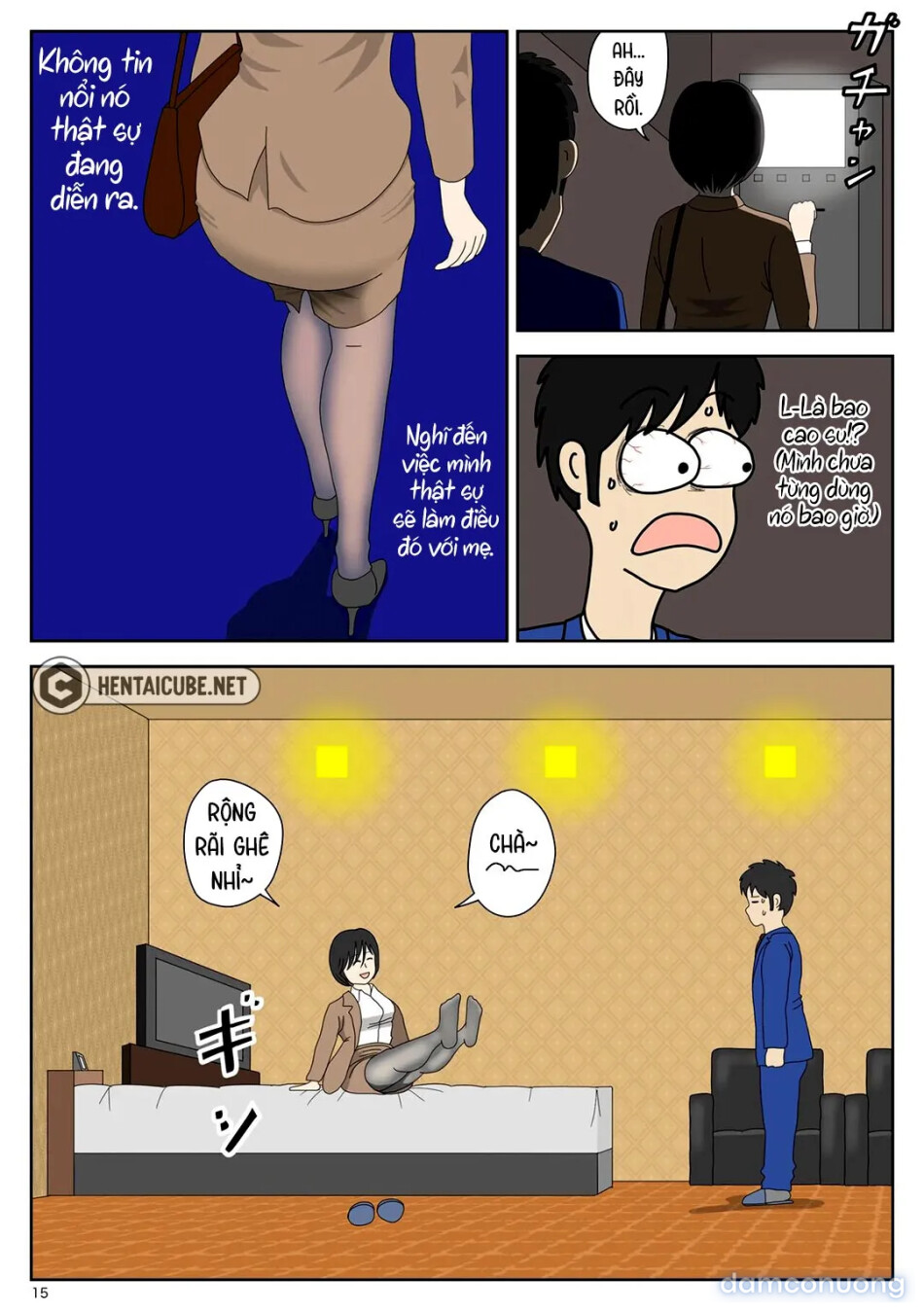 Bị mẹ phát hiện đang rình trộm thủ dâm [Onaneta Kaa-san; Masturbating to Mom] 