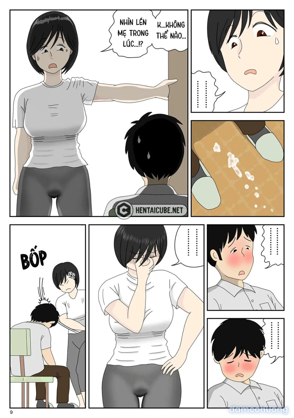 Bị mẹ phát hiện đang rình trộm thủ dâm [Onaneta Kaa-san; Masturbating to Mom] 