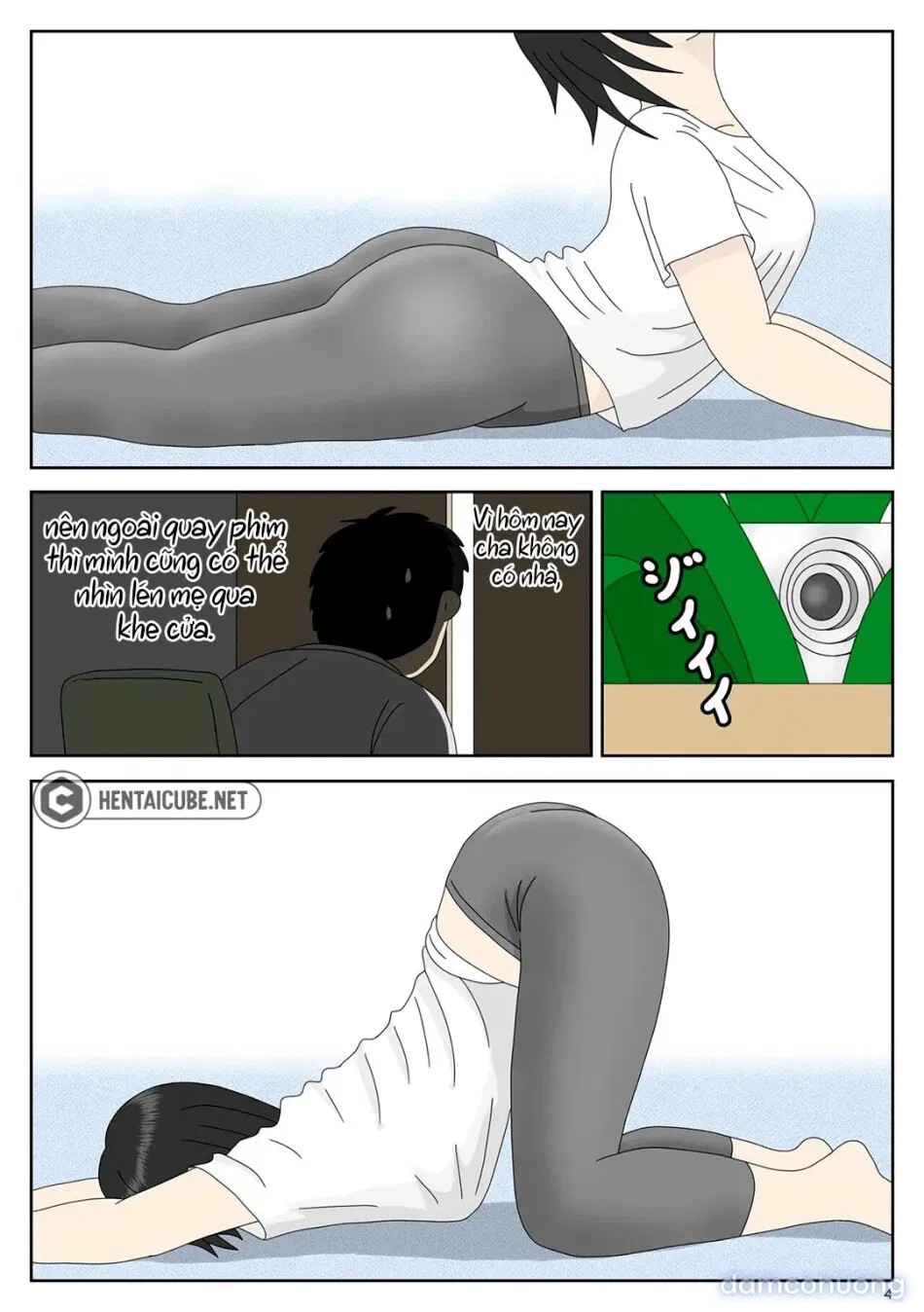 Bị mẹ phát hiện đang rình trộm thủ dâm [Onaneta Kaa-san; Masturbating to Mom] 