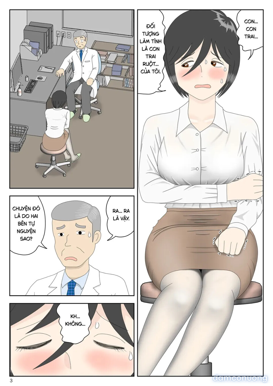 Bị mẹ phát hiện đang rình trộm thủ dâm [Onaneta Kaa-san; Masturbating to Mom] 