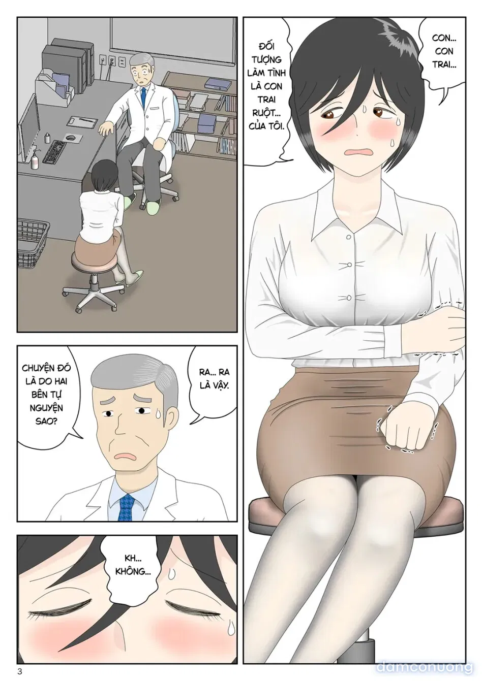 Bị mẹ phát hiện đang rình trộm thủ dâm [Onaneta Kaa-san; Masturbating to Mom] 