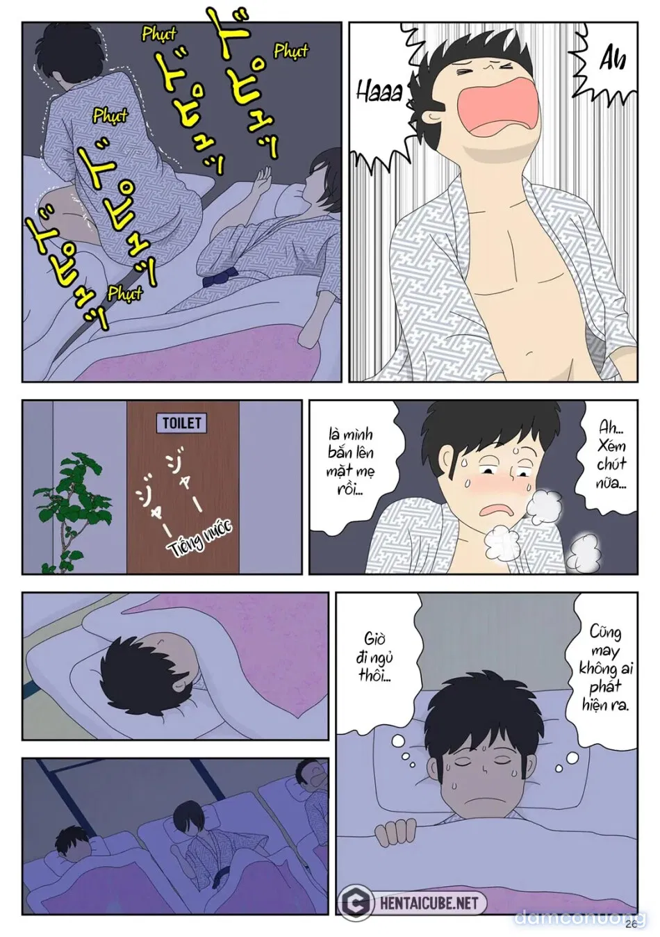 Bị mẹ phát hiện đang rình trộm thủ dâm [Onaneta Kaa-san; Masturbating to Mom] 