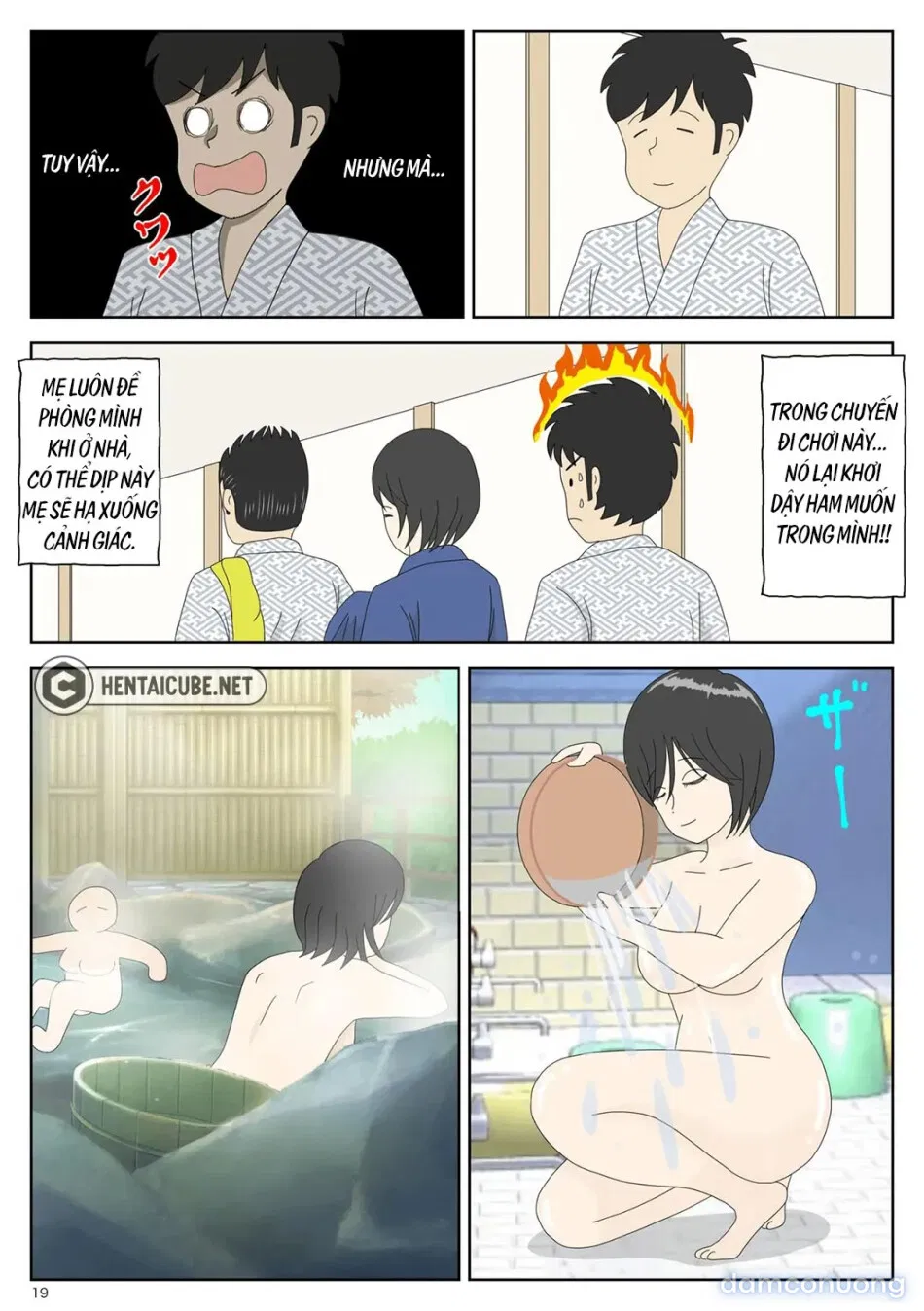 Bị mẹ phát hiện đang rình trộm thủ dâm [Onaneta Kaa-san; Masturbating to Mom] 
