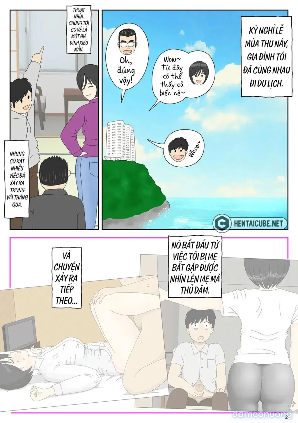 Bị mẹ phát hiện đang rình trộm thủ dâm [Onaneta Kaa-san; Masturbating to Mom] 