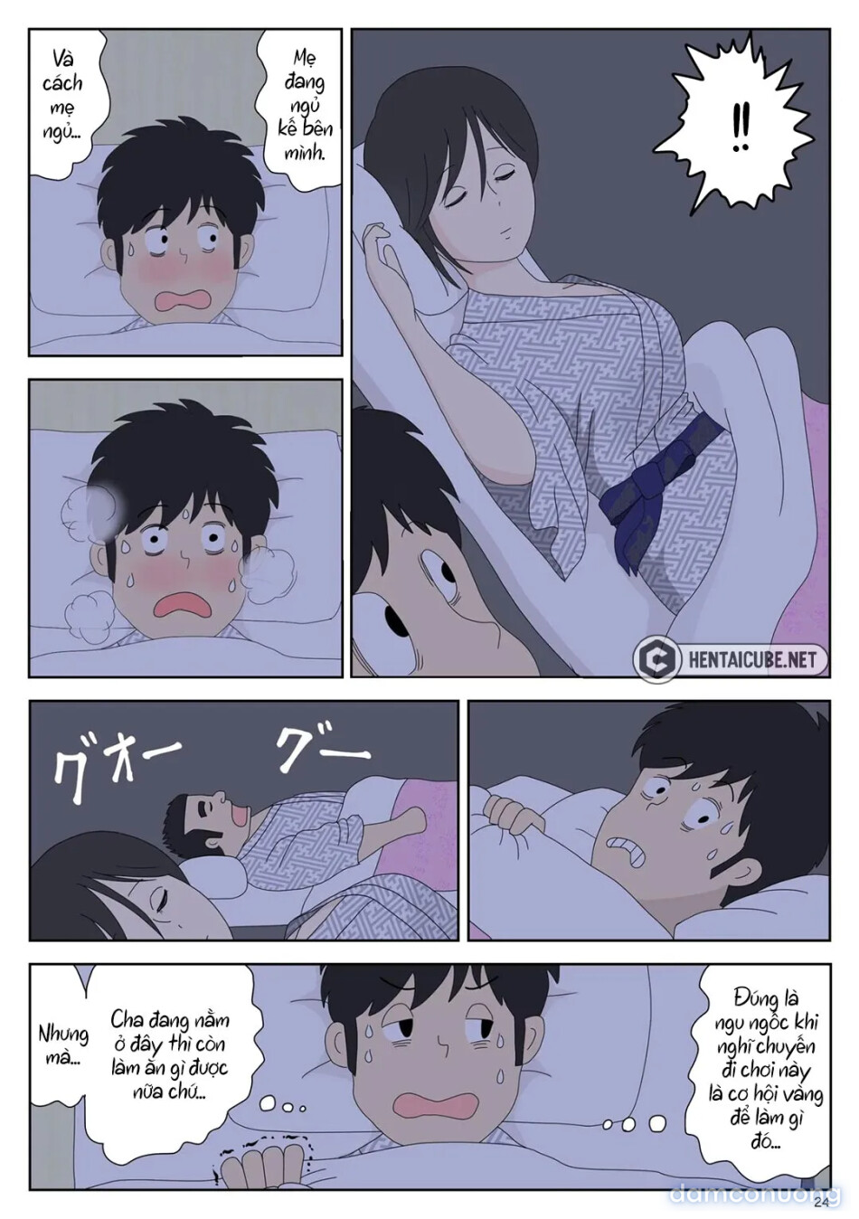 Bị mẹ phát hiện đang rình trộm thủ dâm [Onaneta Kaa-san; Masturbating to Mom] 