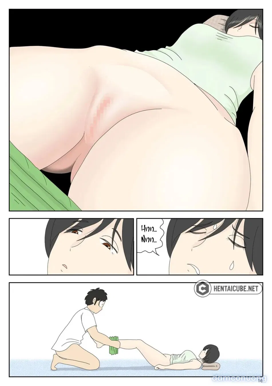 Bị mẹ phát hiện đang rình trộm thủ dâm [Onaneta Kaa-san; Masturbating to Mom] 