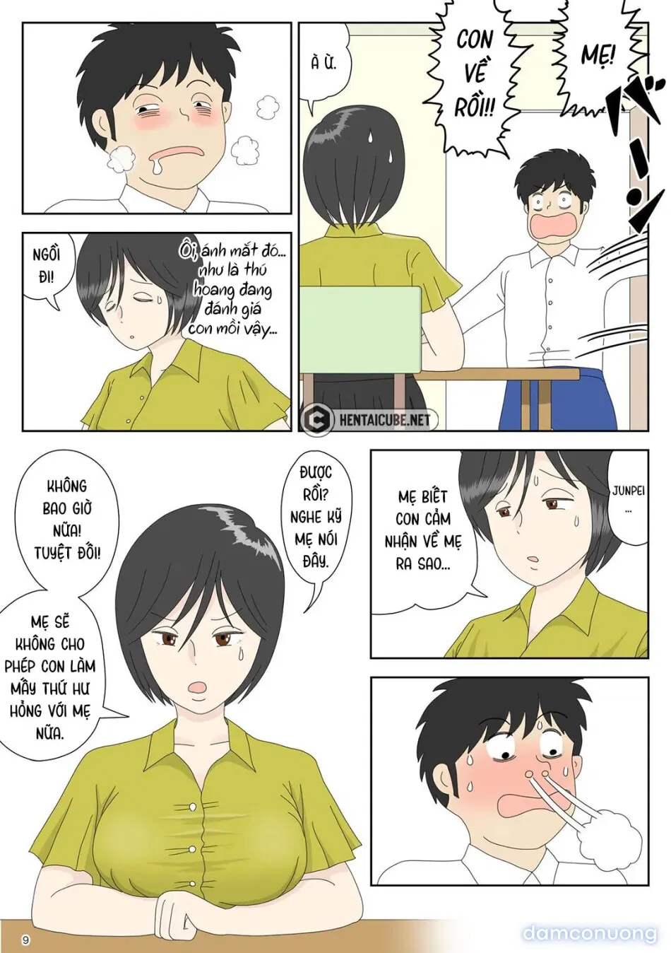 Bị mẹ phát hiện đang rình trộm thủ dâm [Onaneta Kaa-san; Masturbating to Mom] 