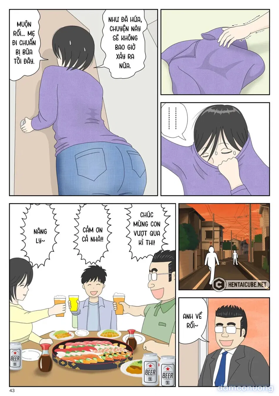 Bị mẹ phát hiện đang rình trộm thủ dâm [Onaneta Kaa-san; Masturbating to Mom] 