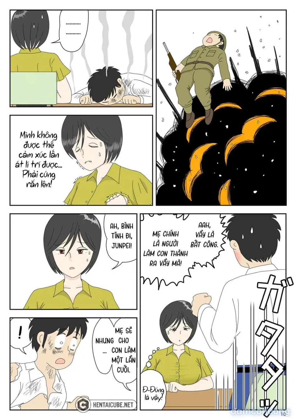 Bị mẹ phát hiện đang rình trộm thủ dâm [Onaneta Kaa-san; Masturbating to Mom] 