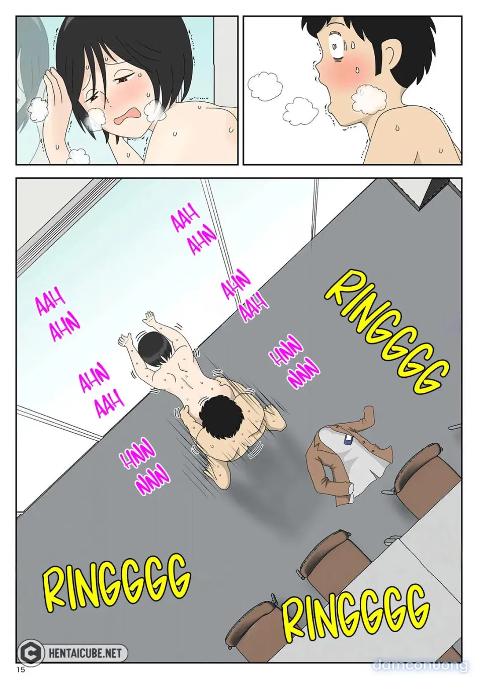 Bị mẹ phát hiện đang rình trộm thủ dâm [Onaneta Kaa-san; Masturbating to Mom] 