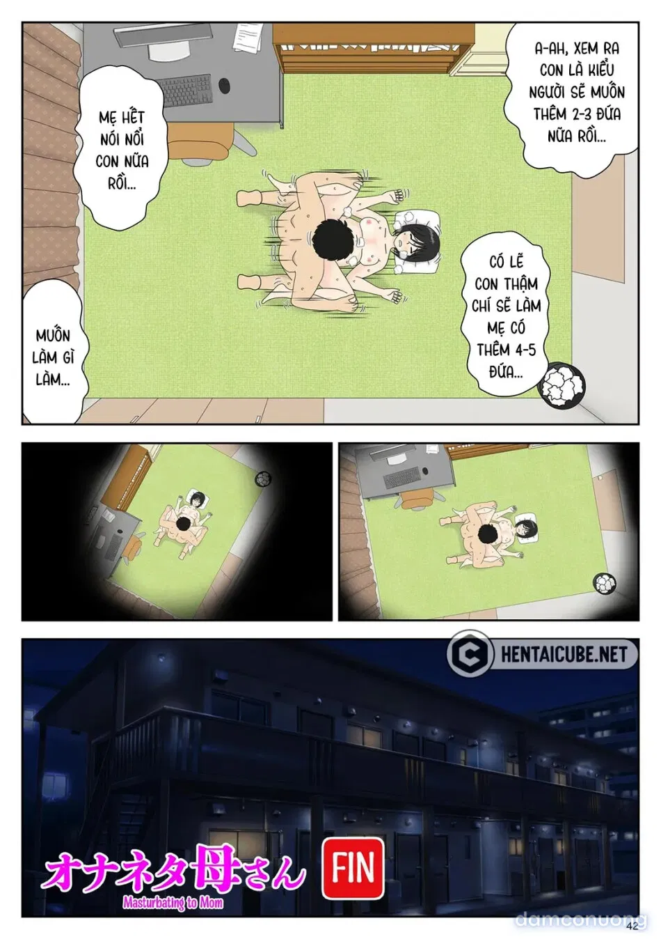 Bị mẹ phát hiện đang rình trộm thủ dâm [Onaneta Kaa-san; Masturbating to Mom] 