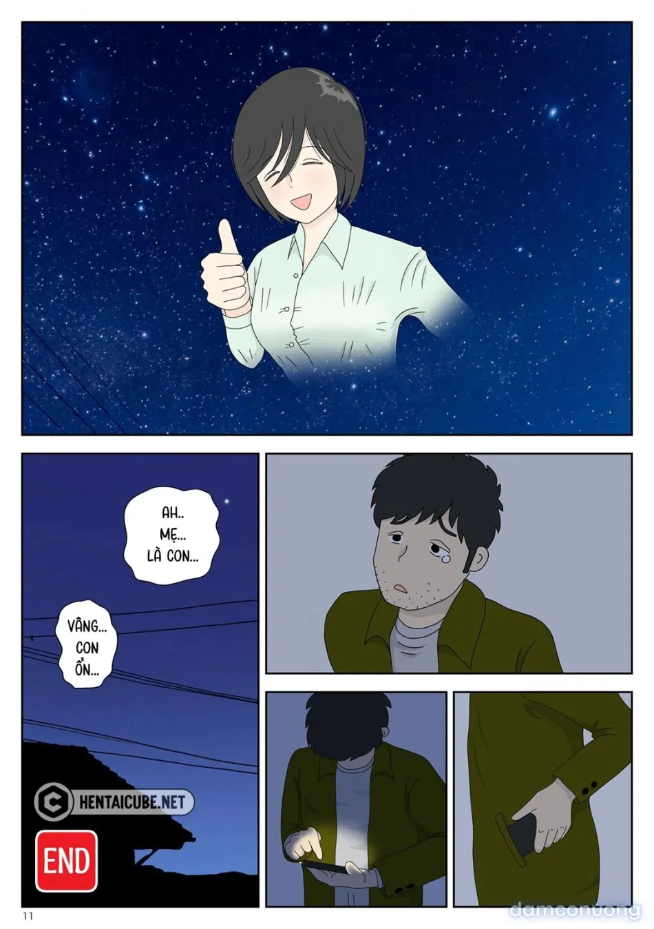 Bị mẹ phát hiện đang rình trộm thủ dâm [Onaneta Kaa-san; Masturbating to Mom] 