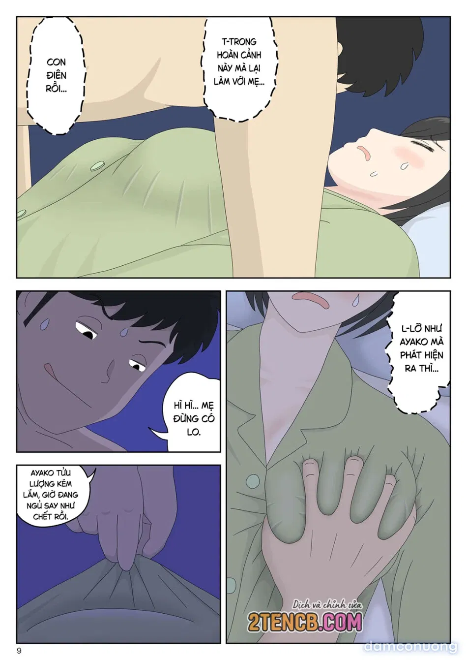 Bị mẹ phát hiện đang rình trộm thủ dâm [Onaneta Kaa-san; Masturbating to Mom] 