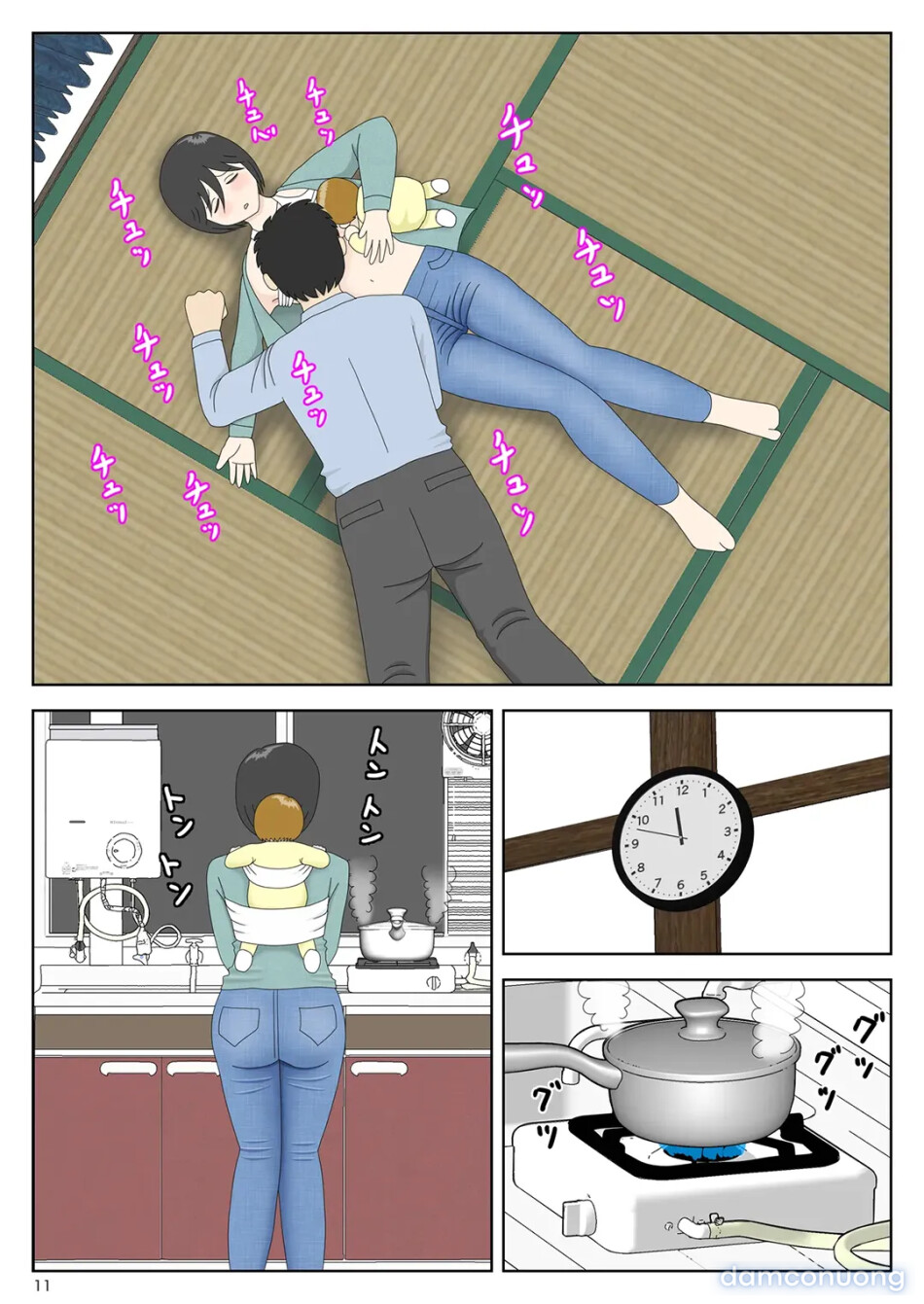 Bị mẹ phát hiện đang rình trộm thủ dâm [Onaneta Kaa-san; Masturbating to Mom] 