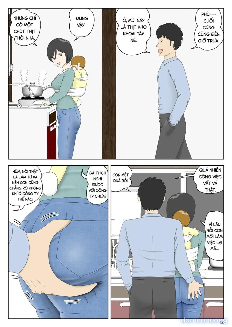 Bị mẹ phát hiện đang rình trộm thủ dâm [Onaneta Kaa-san; Masturbating to Mom] 