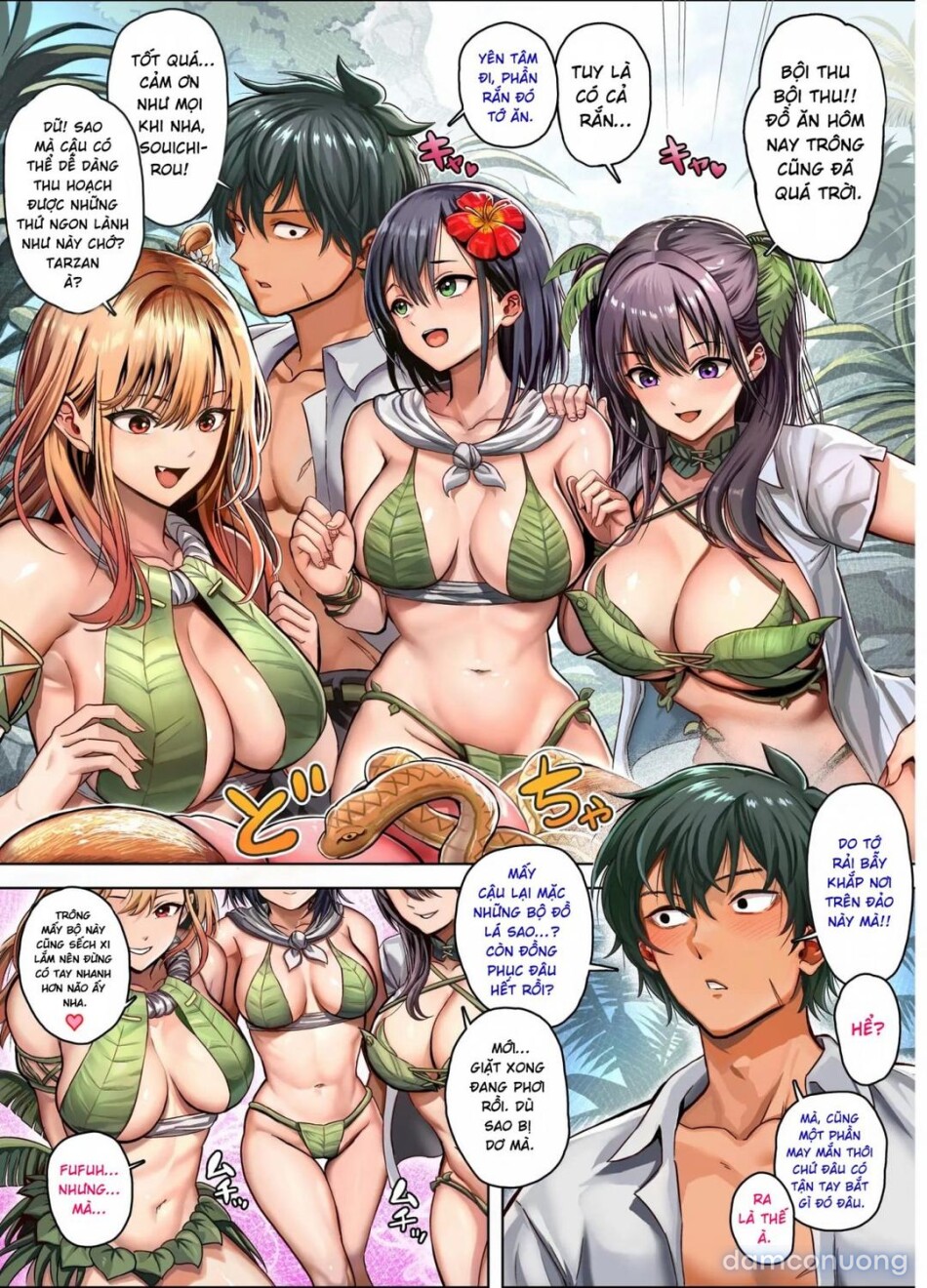Dàn harem nơi hoang đảo 