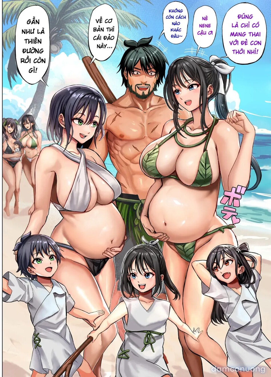 Dàn harem nơi hoang đảo 