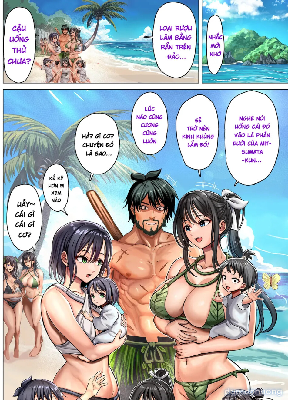 Dàn harem nơi hoang đảo 