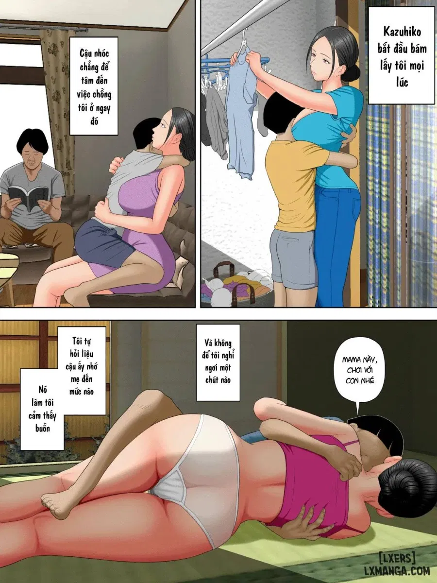 Otto no tsurego ni, komattemasu. 