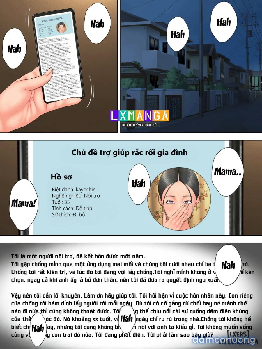 Otto no tsurego ni, komattemasu. 