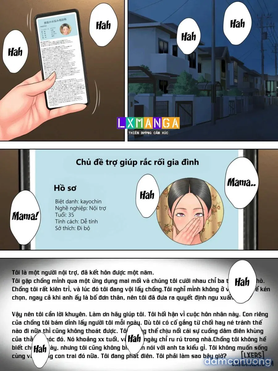 Otto no tsurego ni, komattemasu. 