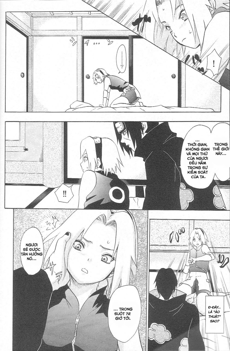 Naruto đứng nhìn cô bạn bị hiếp 