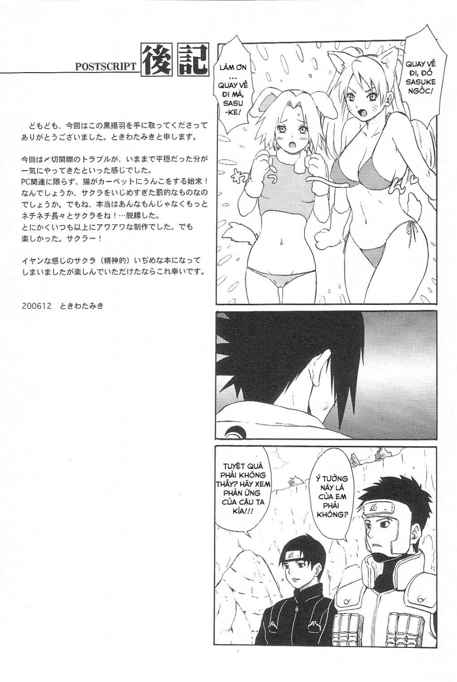 Naruto đứng nhìn cô bạn bị hiếp 