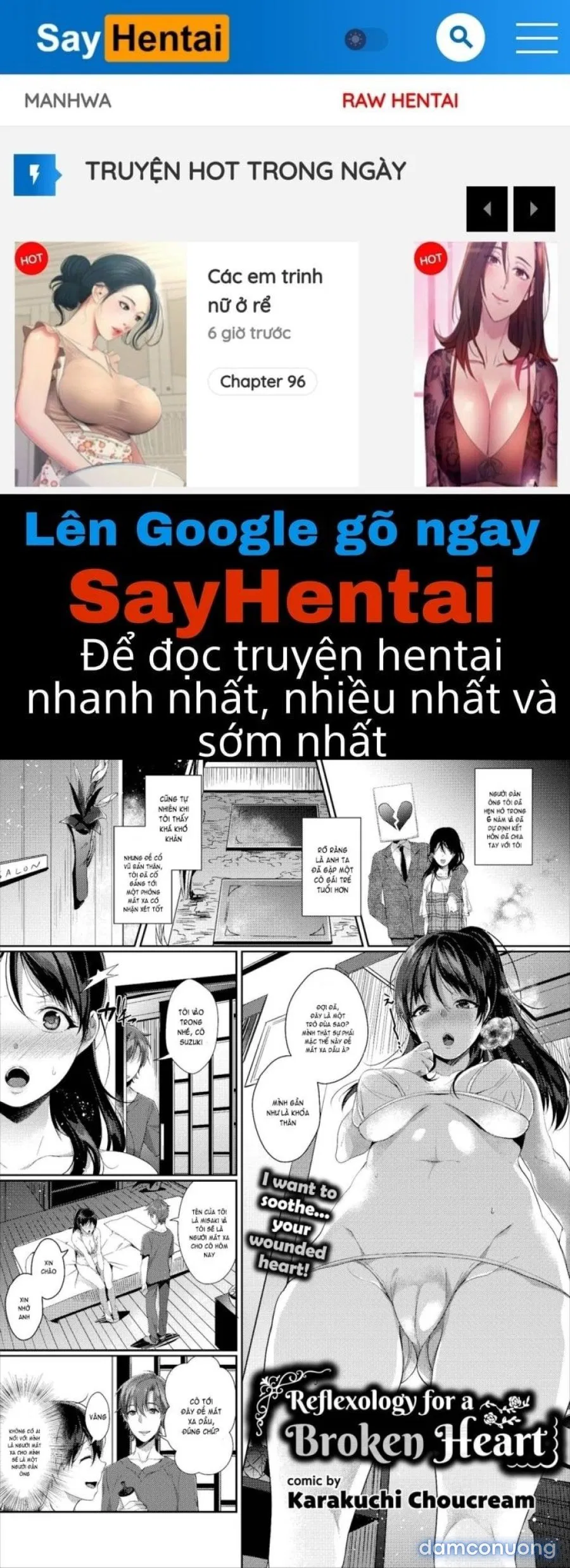 Bấm huyệt cho một trái tim tan vỡ, sướng ran 