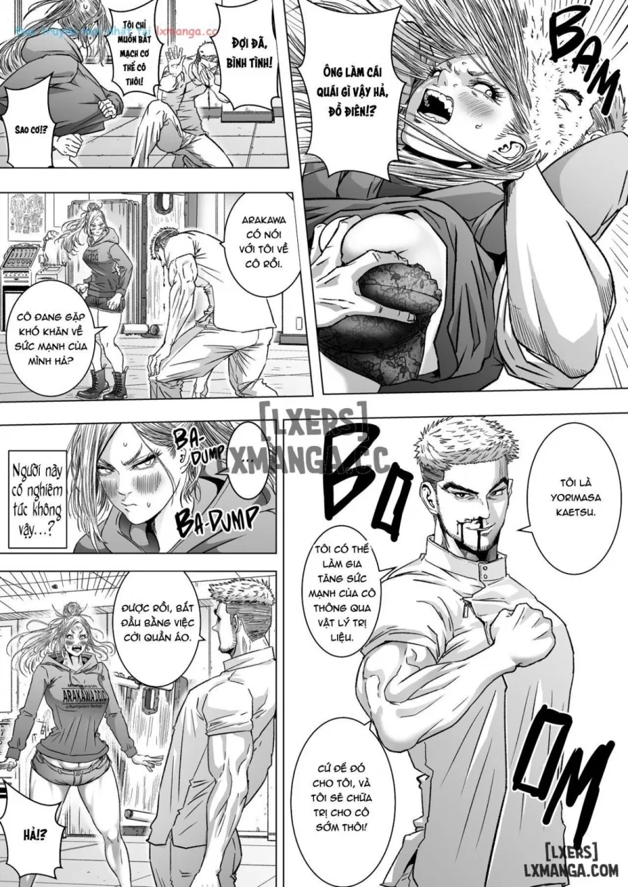 Kakutou Joshi wa Tsuyokunaritai/ Muchimuchi Kakutou Joshi wa Hentai Seitai-shi to Sex shite Tsuyoku naru 