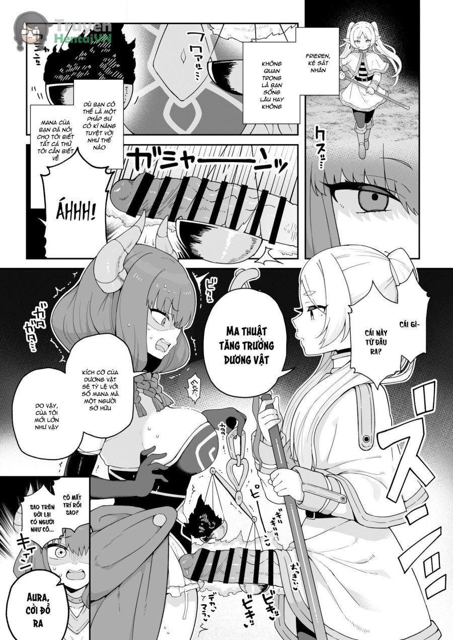 Magic That Grows A Giant Dick (Sousou no Frieren) 