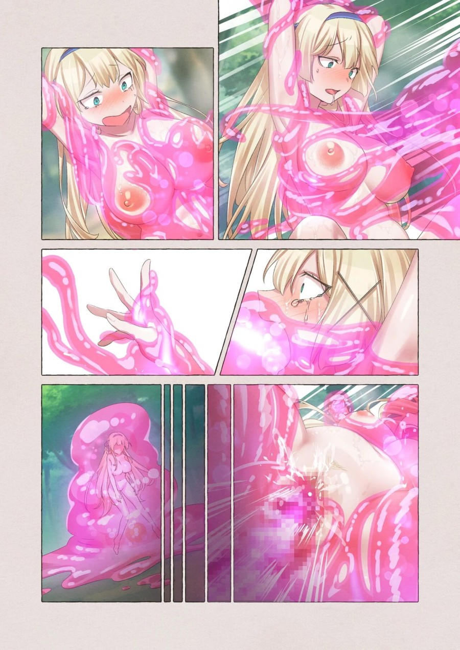Slime Pandemic ~princess knightess succumbs to a slime's energy drain~ 