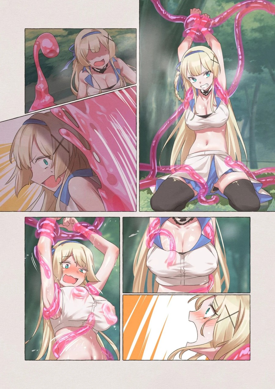 Slime Pandemic ~princess knightess succumbs to a slime's energy drain~ 