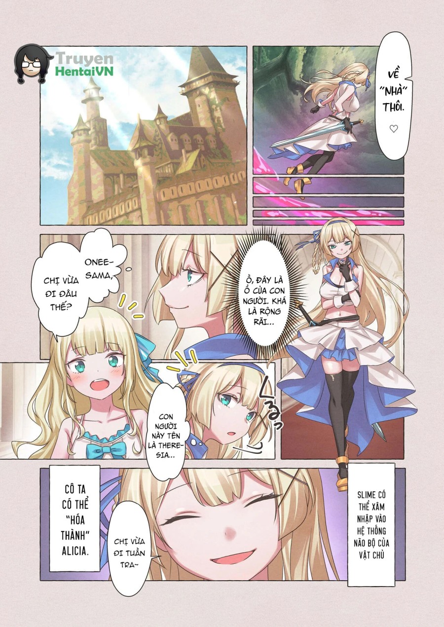 Slime Pandemic ~princess knightess succumbs to a slime's energy drain~ 