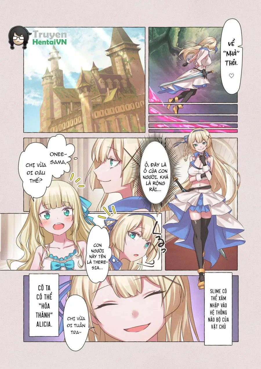 Slime Pandemic ~princess knightess succumbs to a slime's energy drain~ 