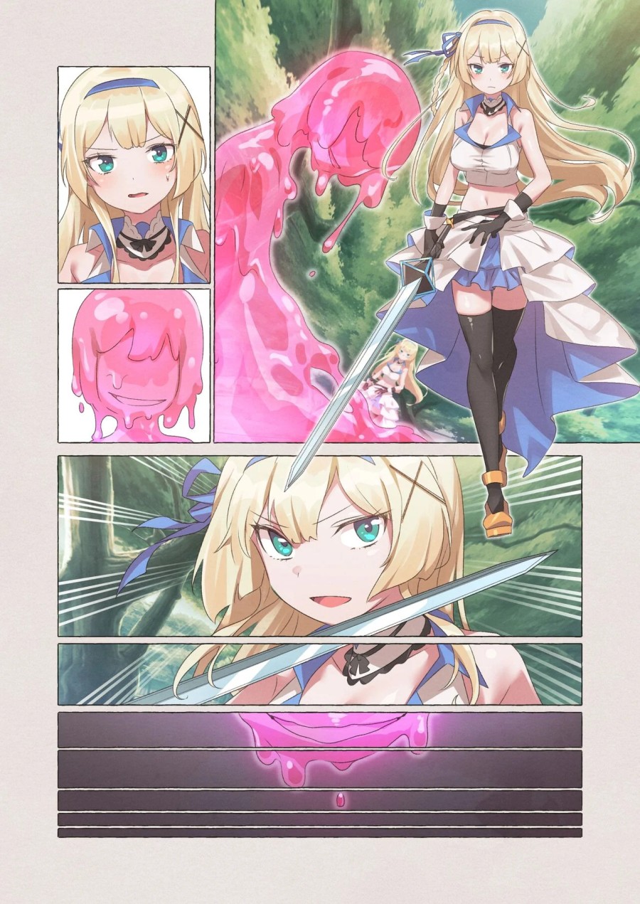 Slime Pandemic ~princess knightess succumbs to a slime's energy drain~ 
