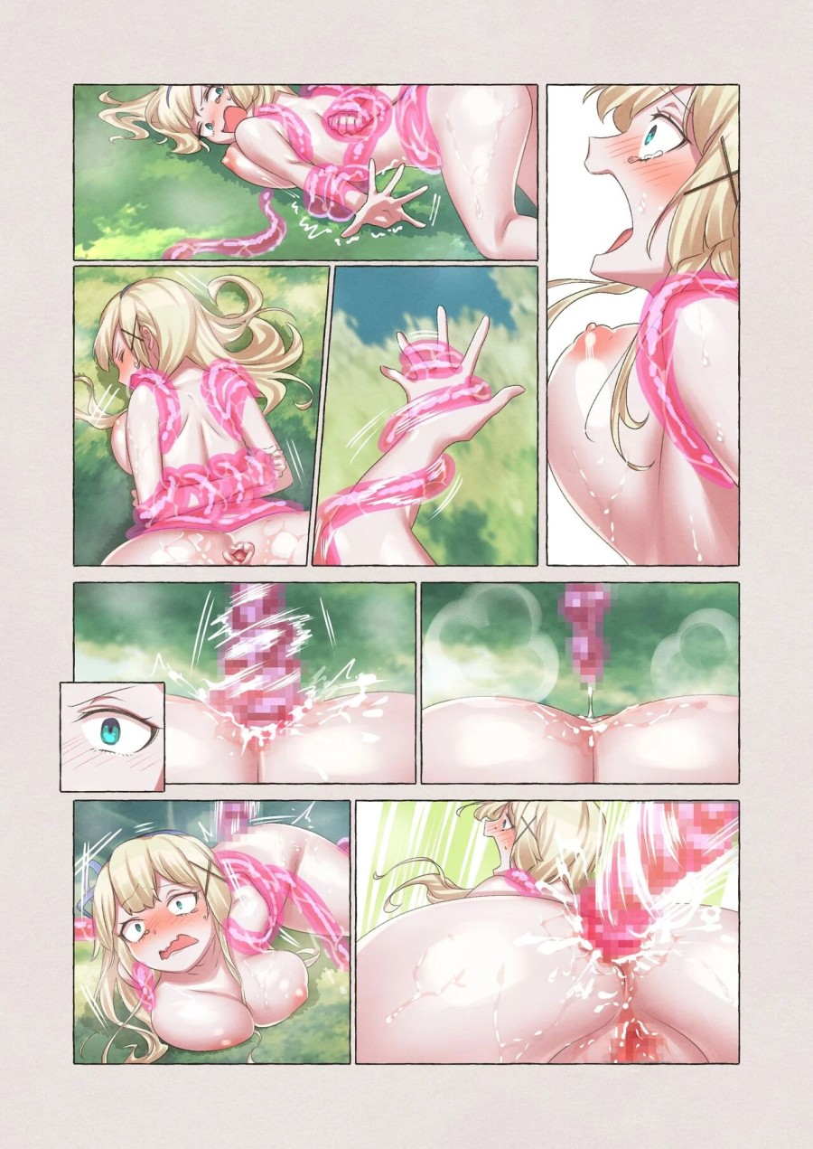 Slime Pandemic ~princess knightess succumbs to a slime's energy drain~ 