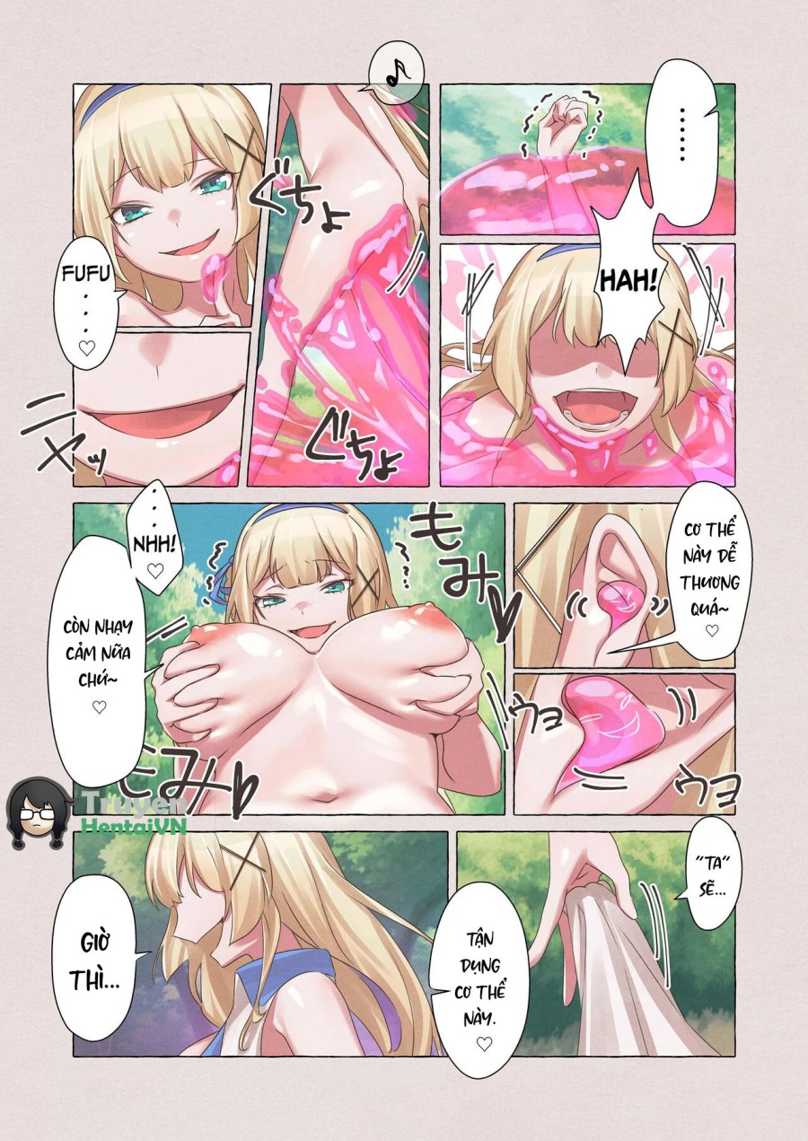 Slime Pandemic ~princess knightess succumbs to a slime's energy drain~ 
