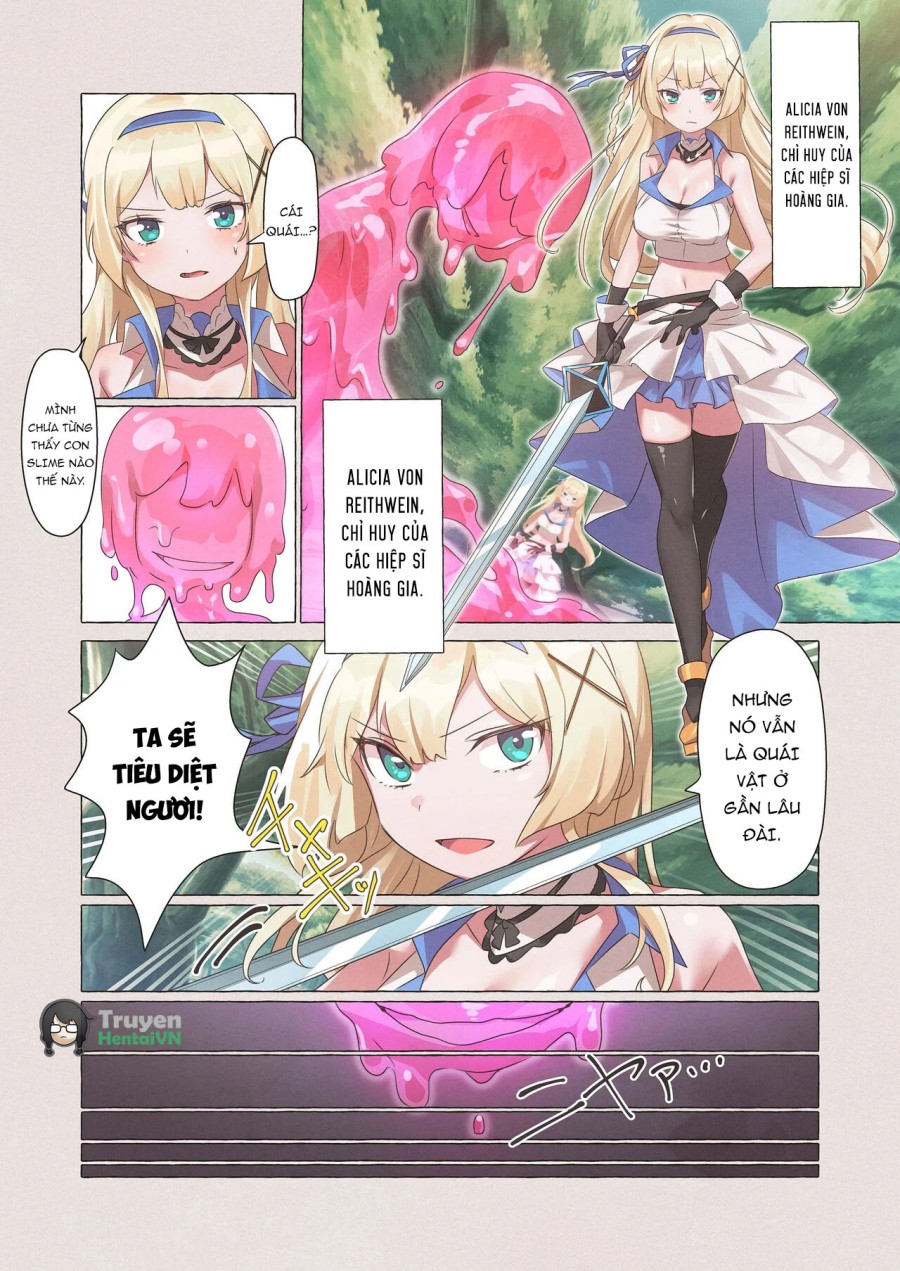 Slime Pandemic ~princess knightess succumbs to a slime's energy drain~ 
