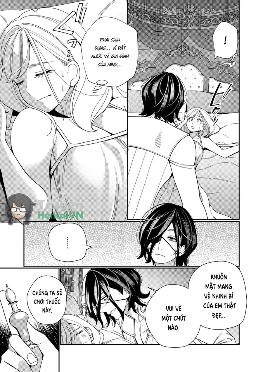 Seijo wa Tekikoku no Ou ni Otosareru 