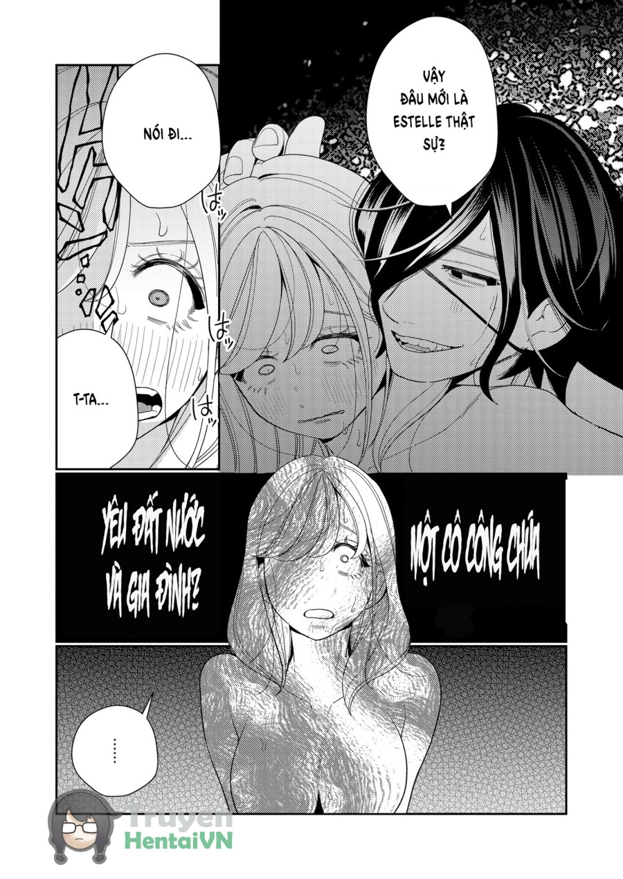Seijo wa Tekikoku no Ou ni Otosareru 